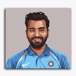 Rohit Sharma-Hitman-Captain-Cricketer-T20 World Cup Collection