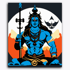 Lord Shiva Blue