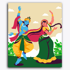 Radha Krishna Dancing