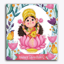 Lakshmi Maa Dhanteras Cute
