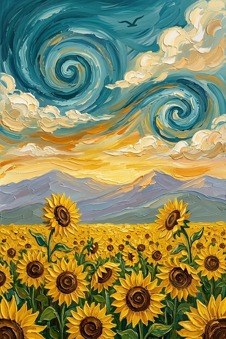 Golden Whirlwind Dot by Number Kit