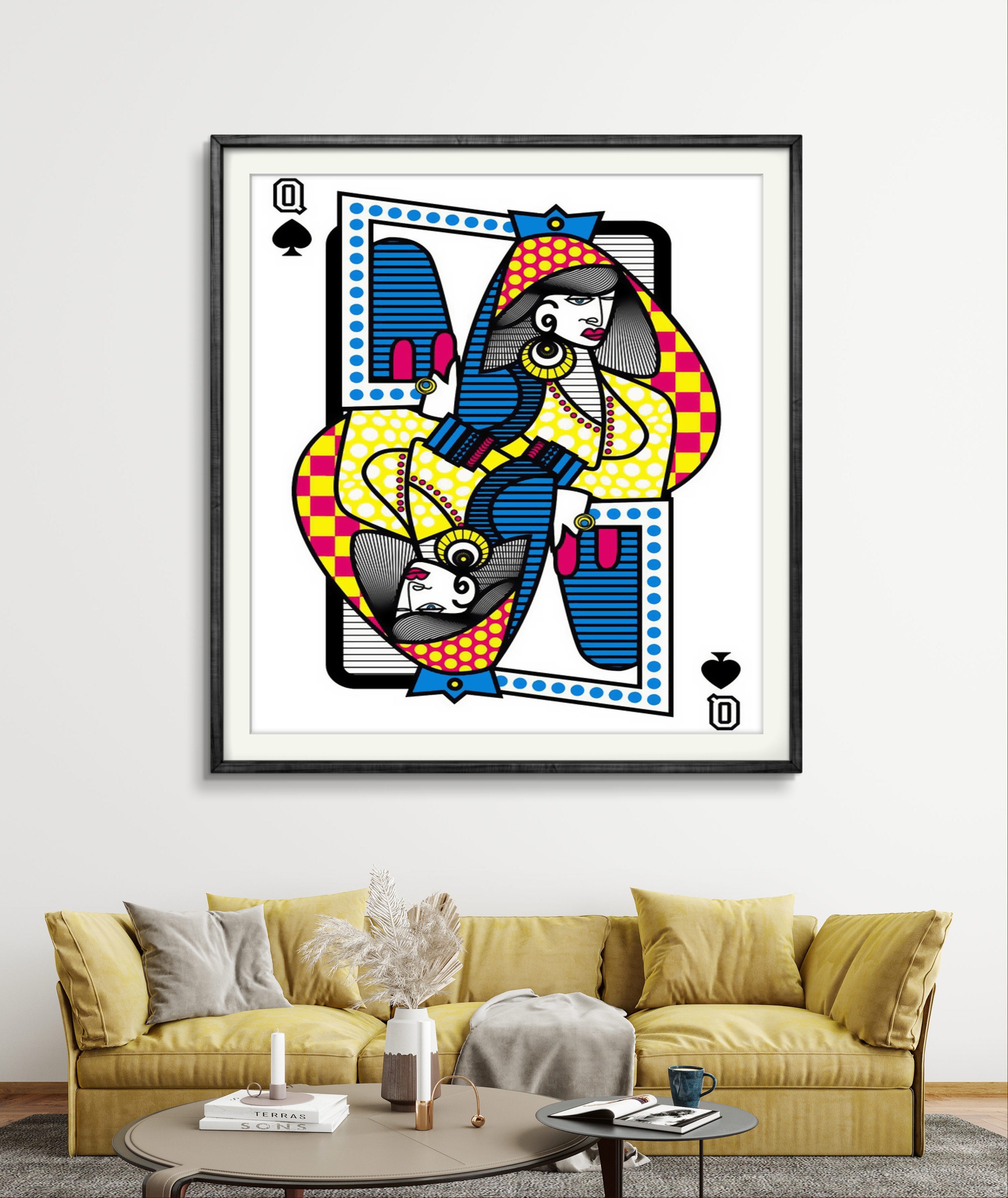 Playing Cards Modern Queen - Raja Rani Collection