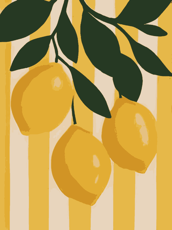 Golden Citrus Sprig