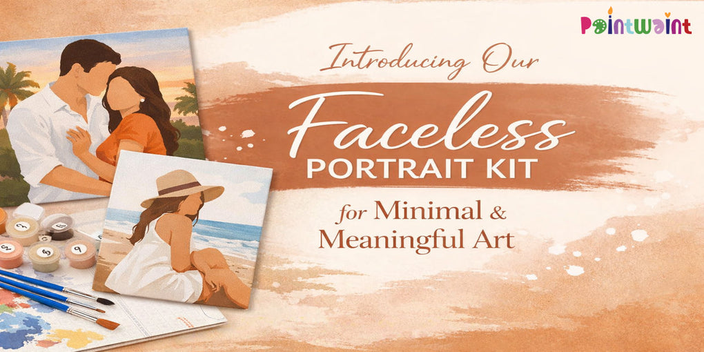 Faceless Portrait Kit | Minimal & Meaningful Paint by Numbers Art ...