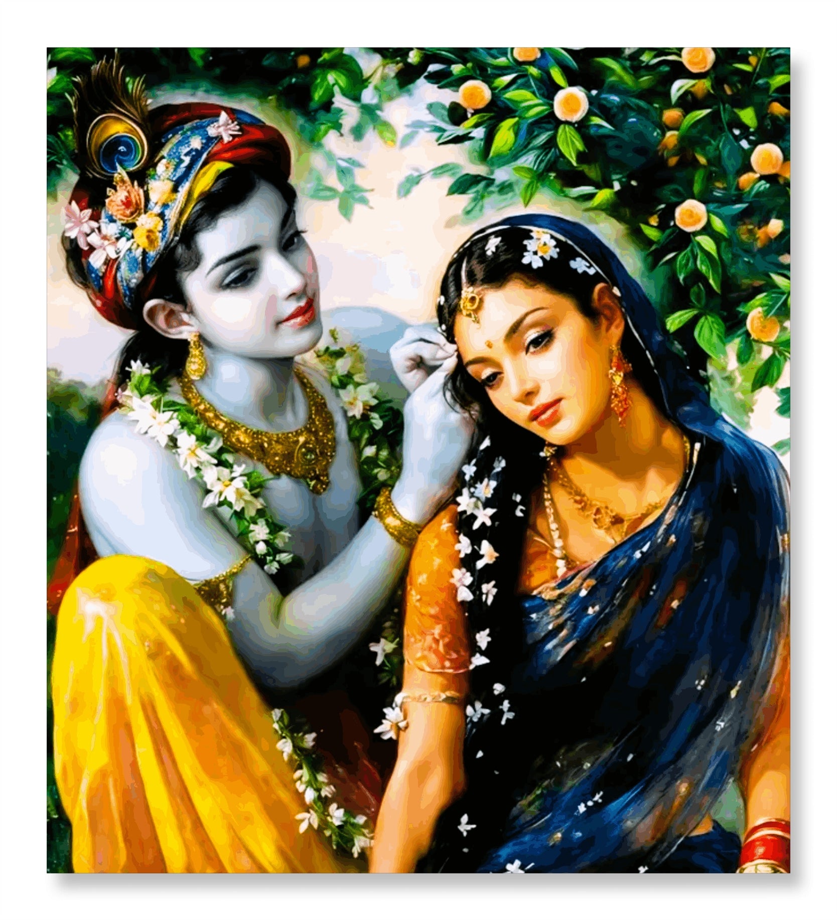 Divine Duo Radha Krishna