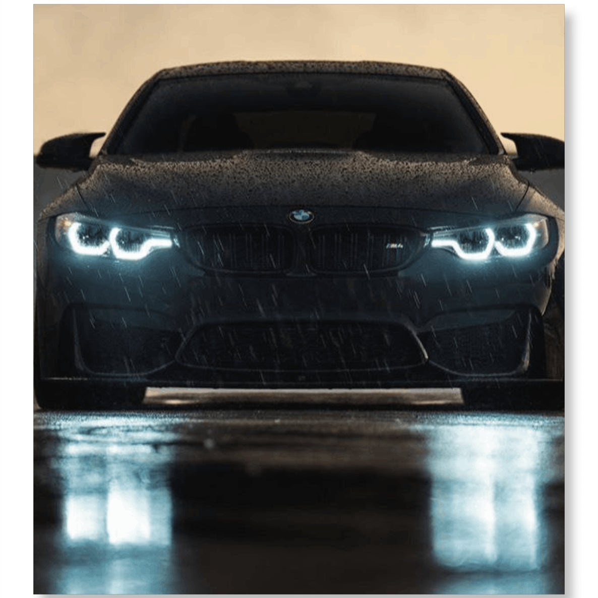 BMW M4-Rain Reflection - Car Edition
