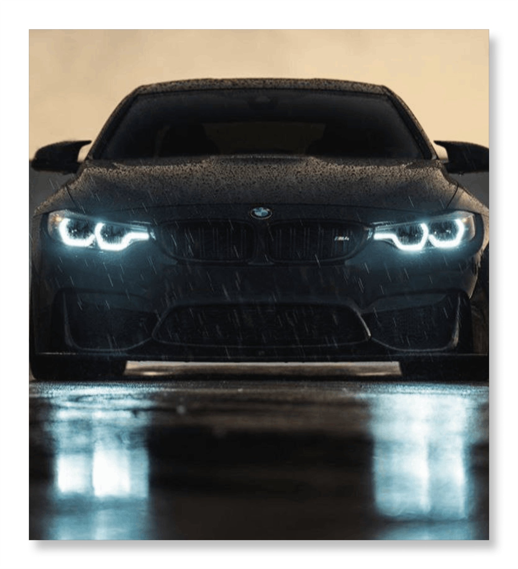 BMW M4-Rain Reflection - Car Edition