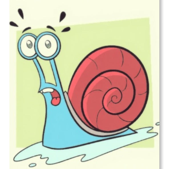 Cartoon snail
