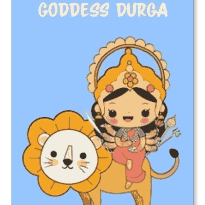 Durga Goddess with Lion