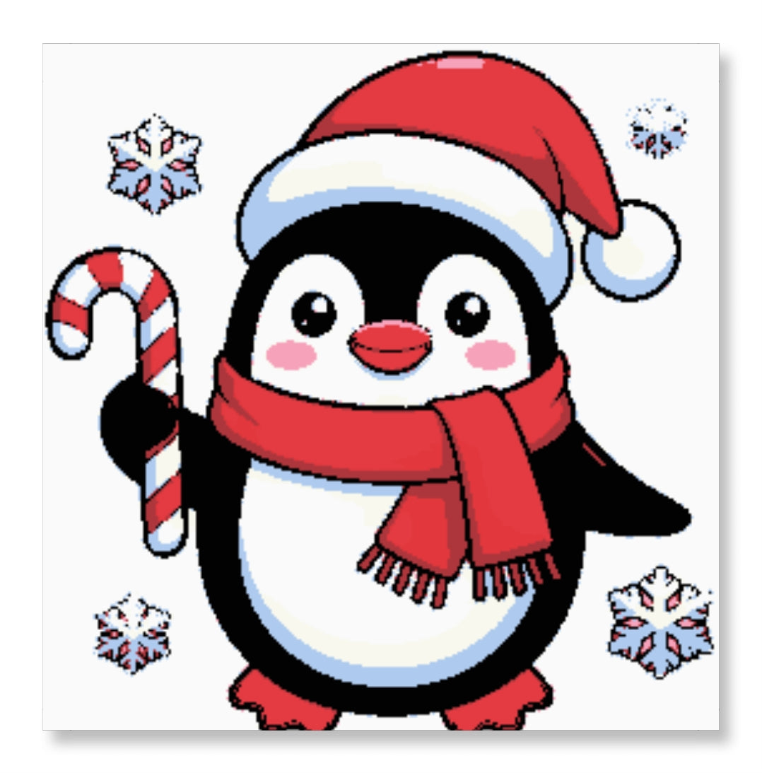 Winter Wonder Penguin - Christmas