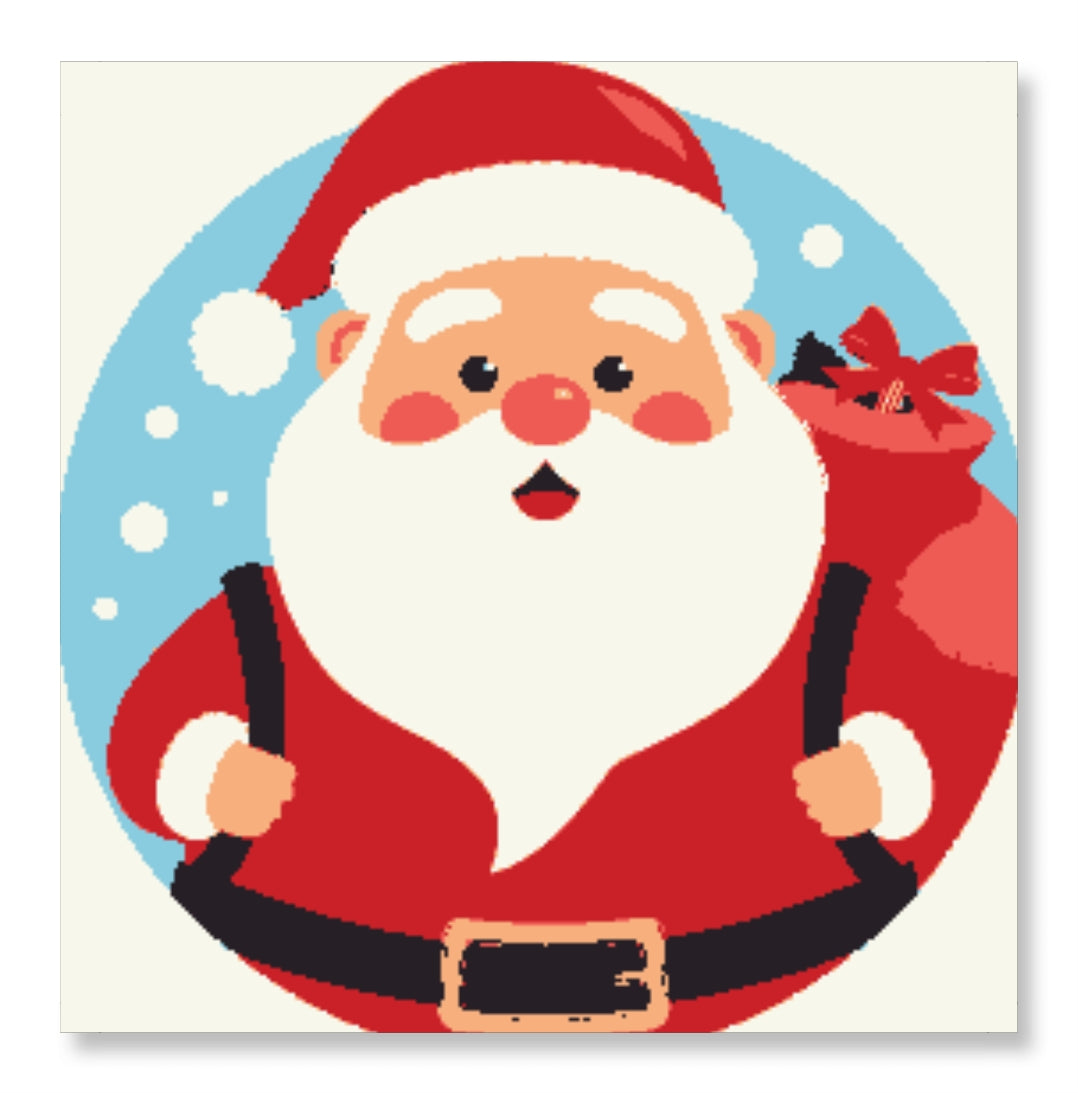 Santa with Gift Sack - Christmas