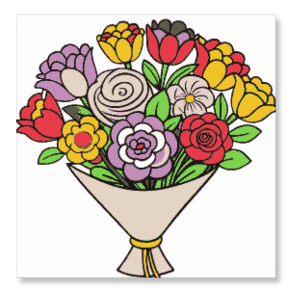 Colorful Flowers - Valentine Special