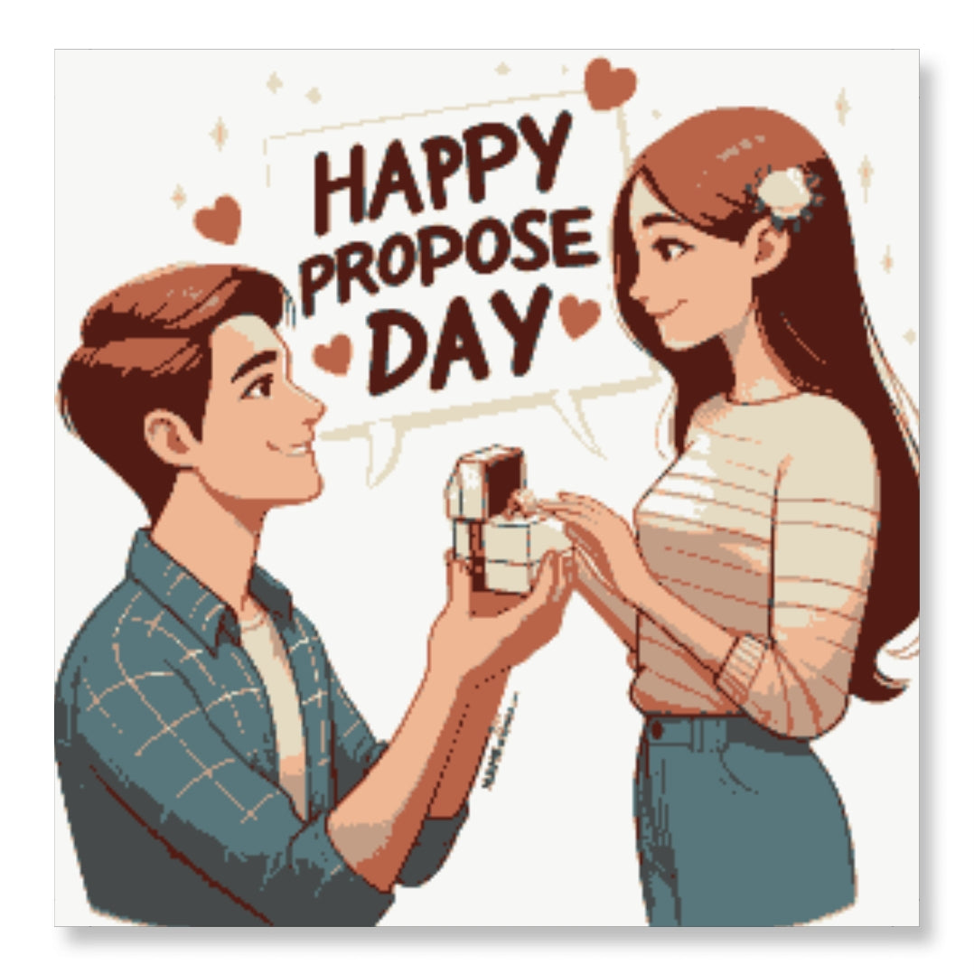 Man Proposing Woman - Valentine Special