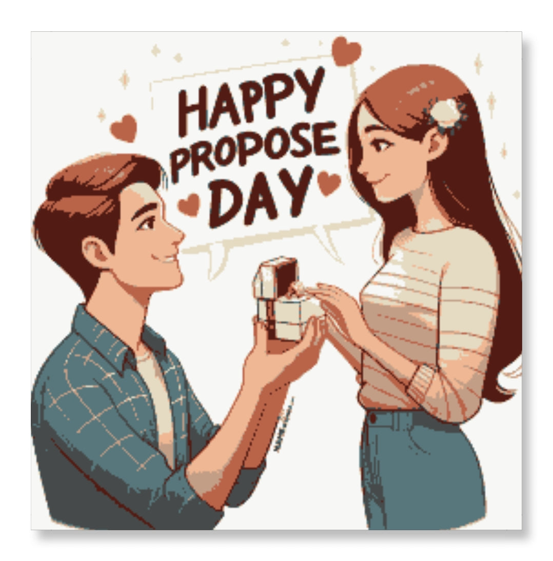 Man Proposing Woman - Valentine Special