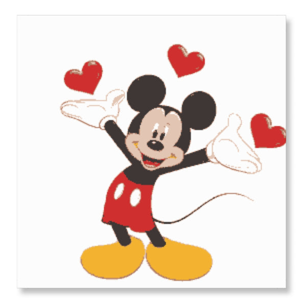 Mickey Mouse with Hearts - Valentine Special