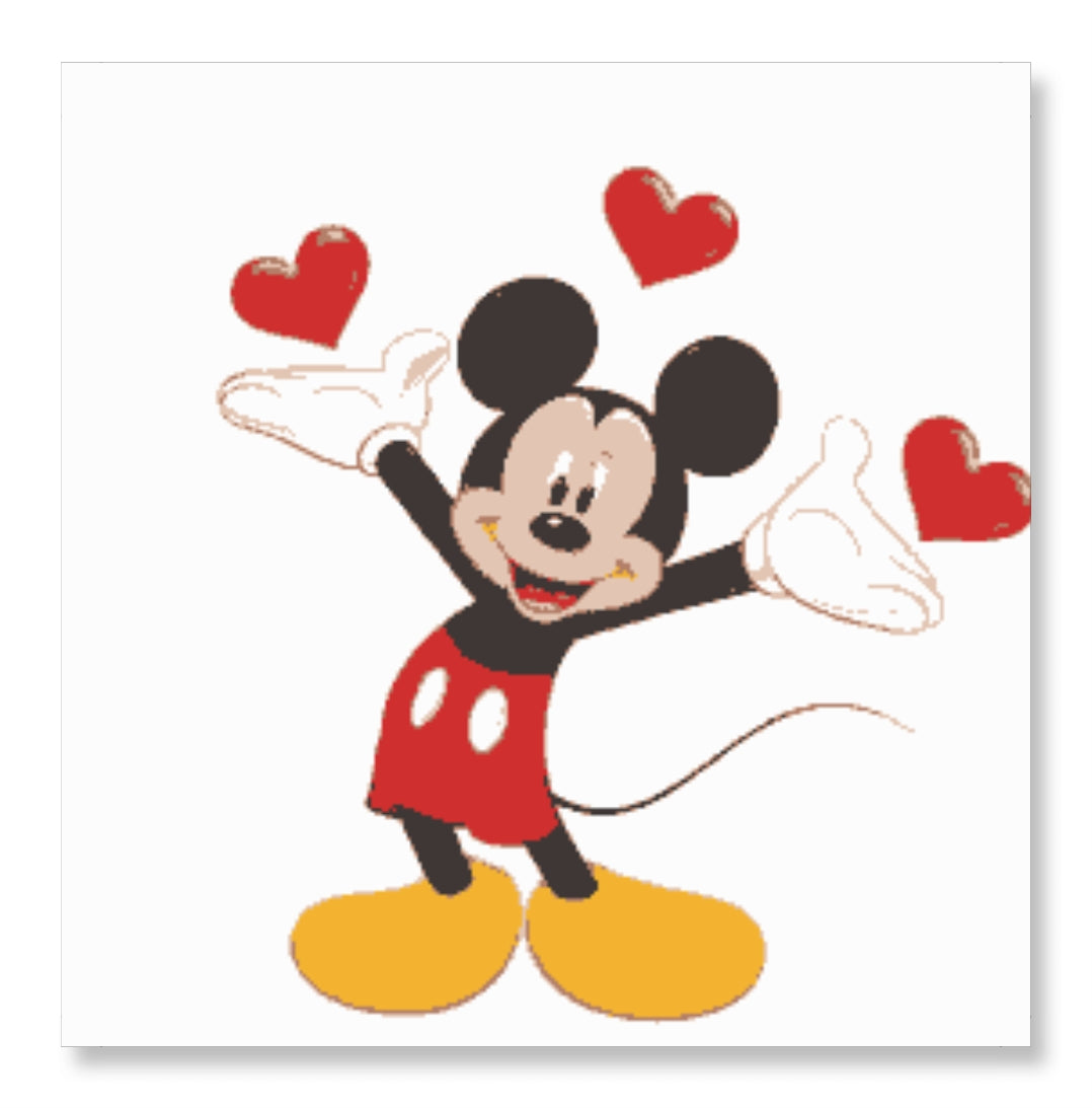 Mickey Mouse with Hearts - Valentine Special