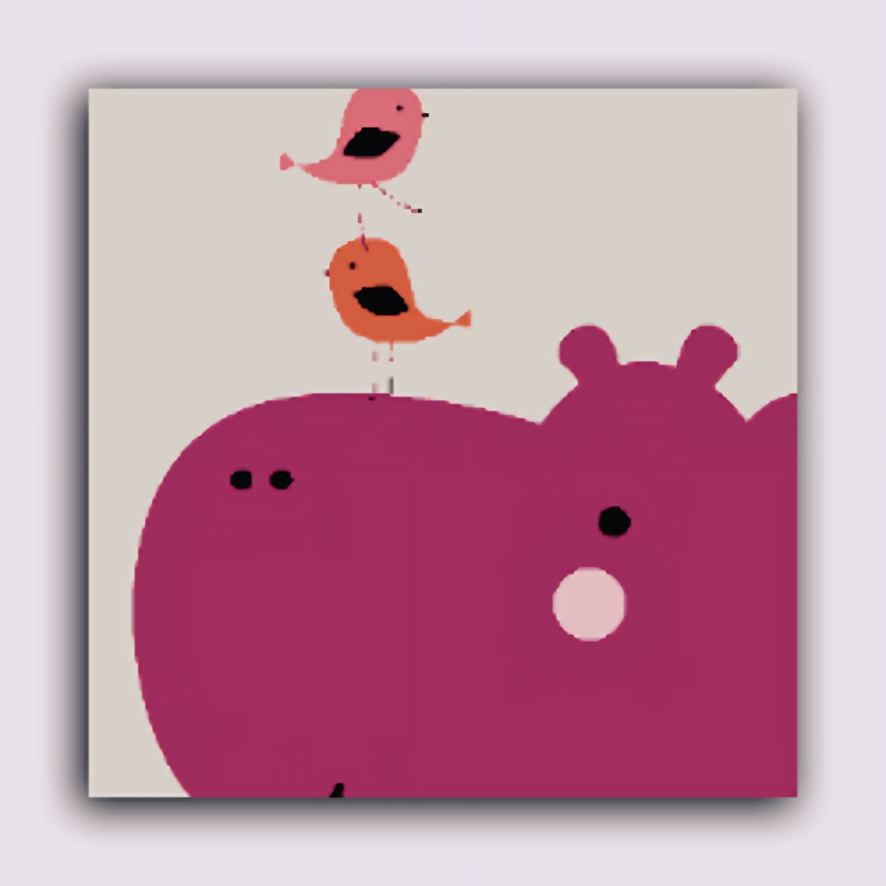 Hippo and Birds