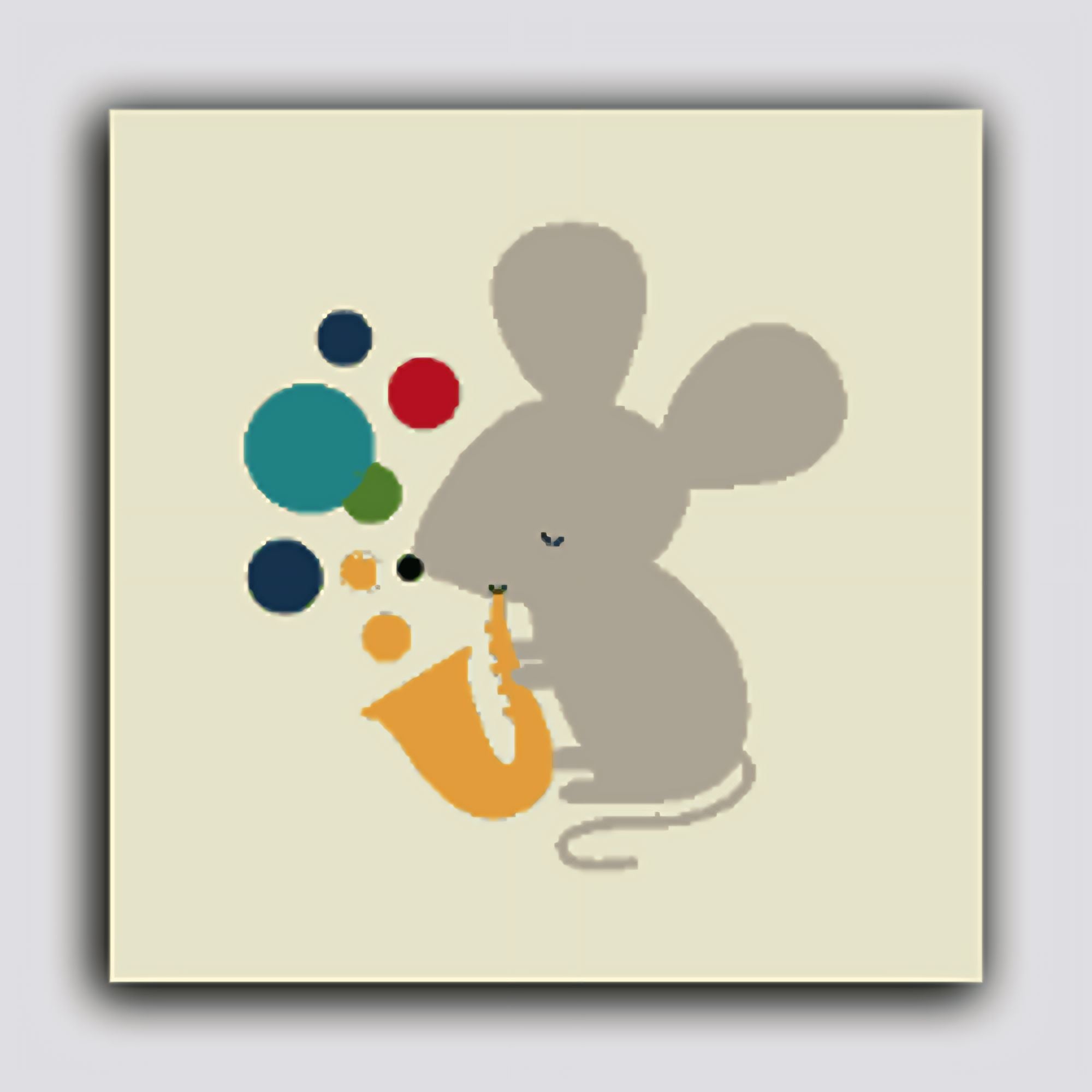 Rat playing Horn