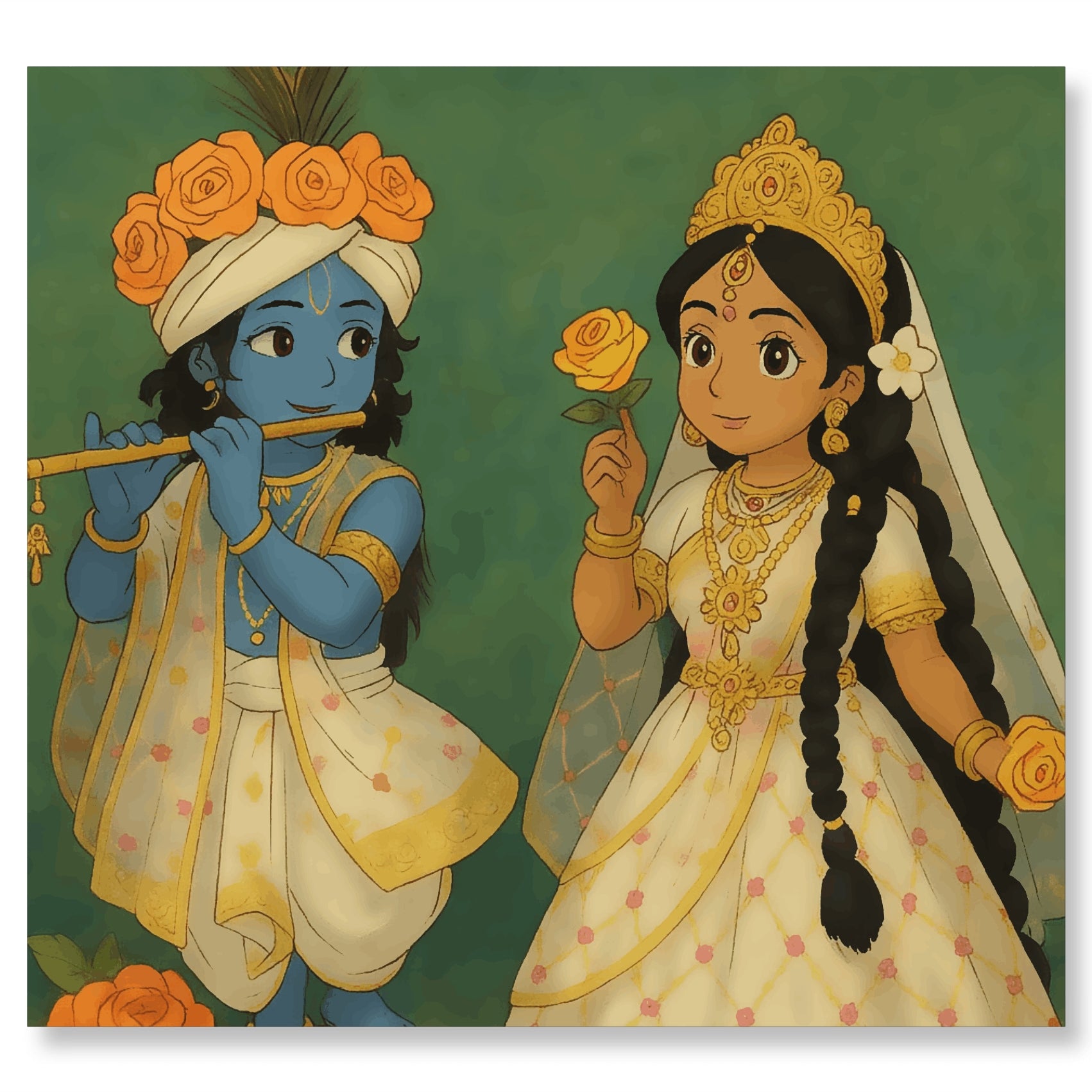 Madhur Milan - Ghibli Addition Radha Krishna