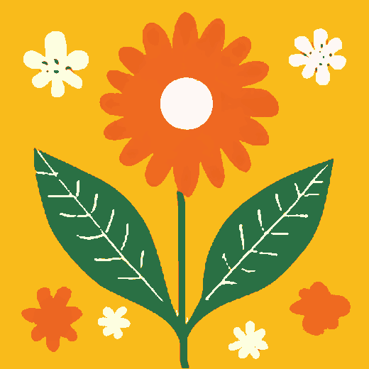 Orange Zinnia