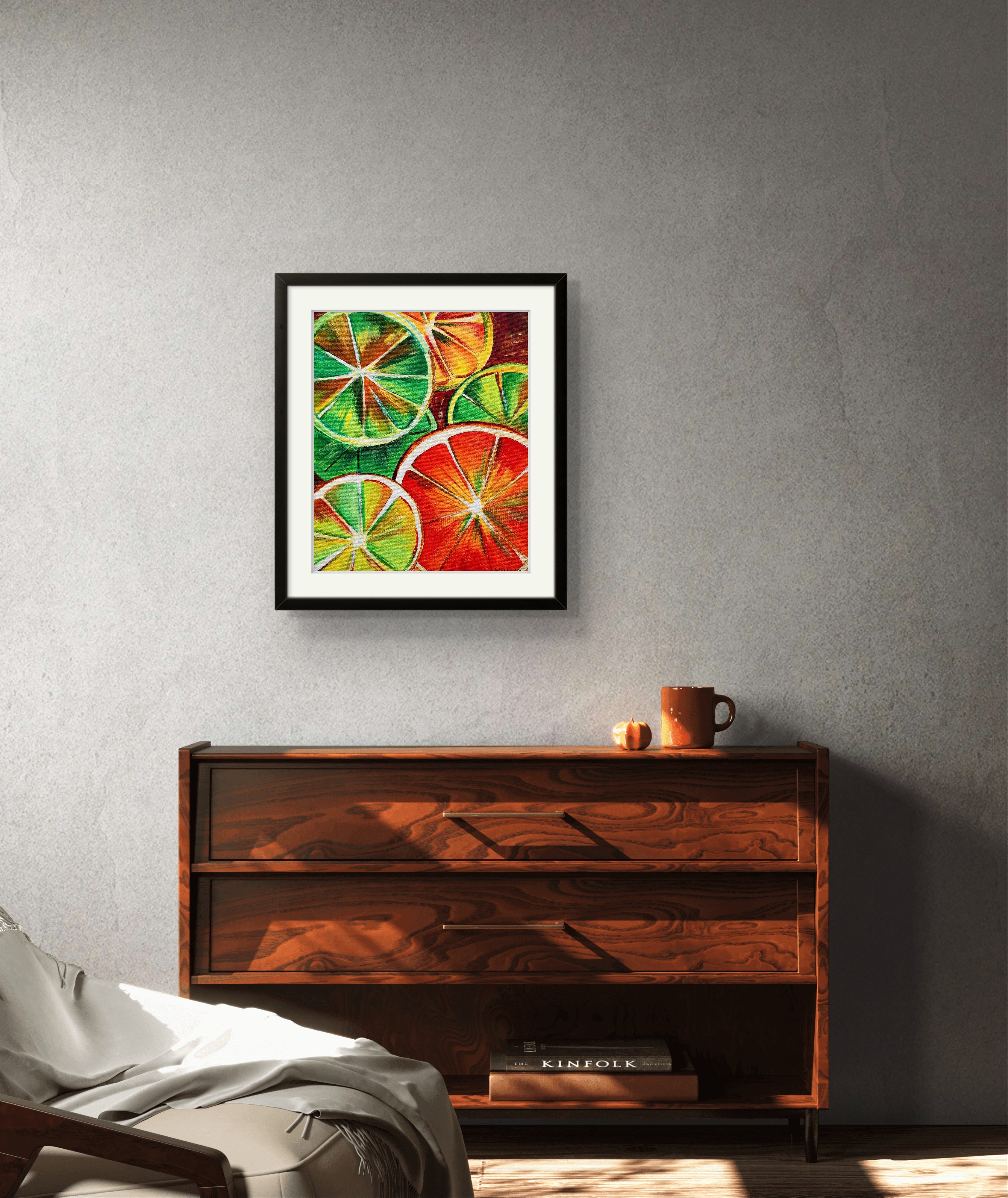 Sliced Citrus Fruits- Tutorial