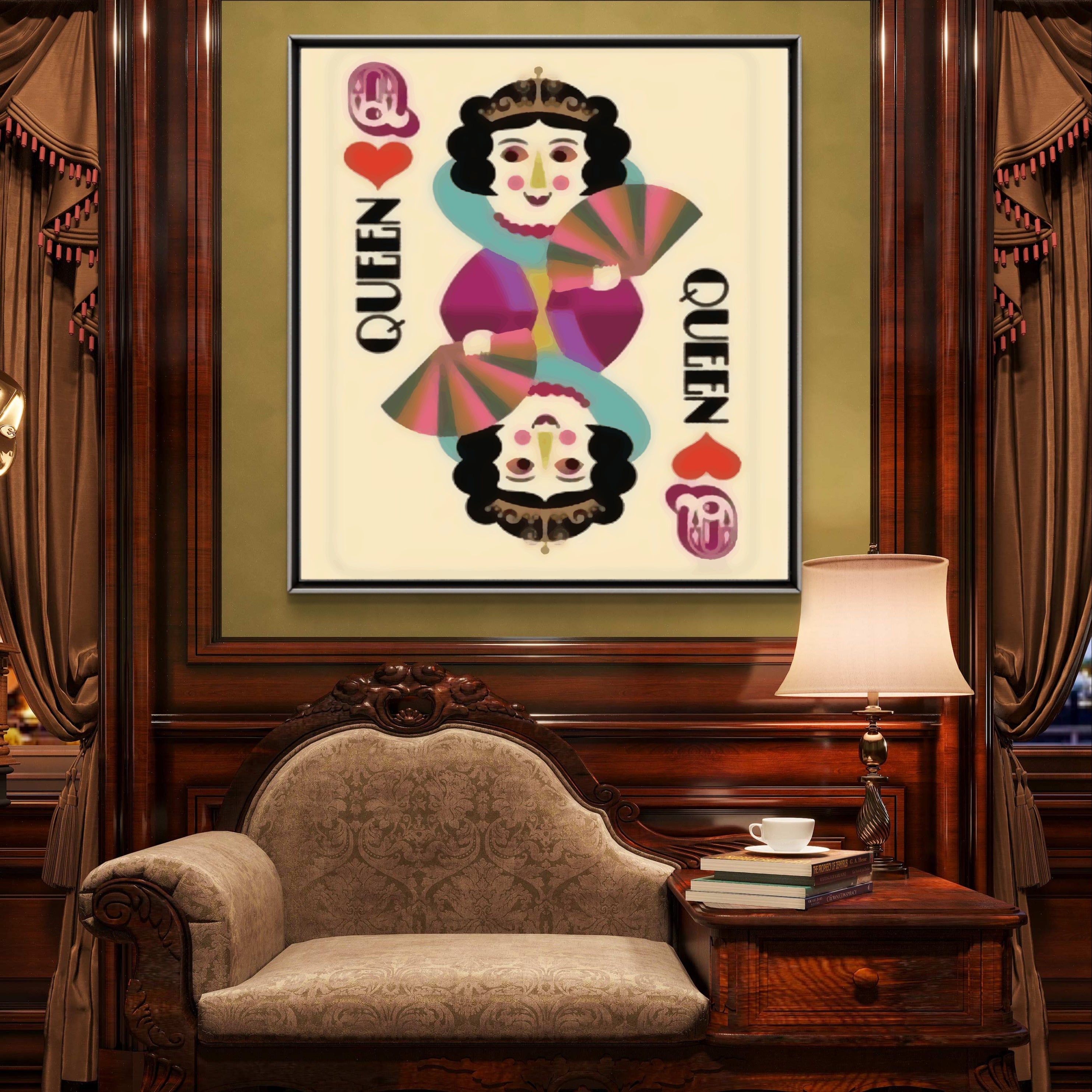 Queen Royale Card - Raja Rani Collection