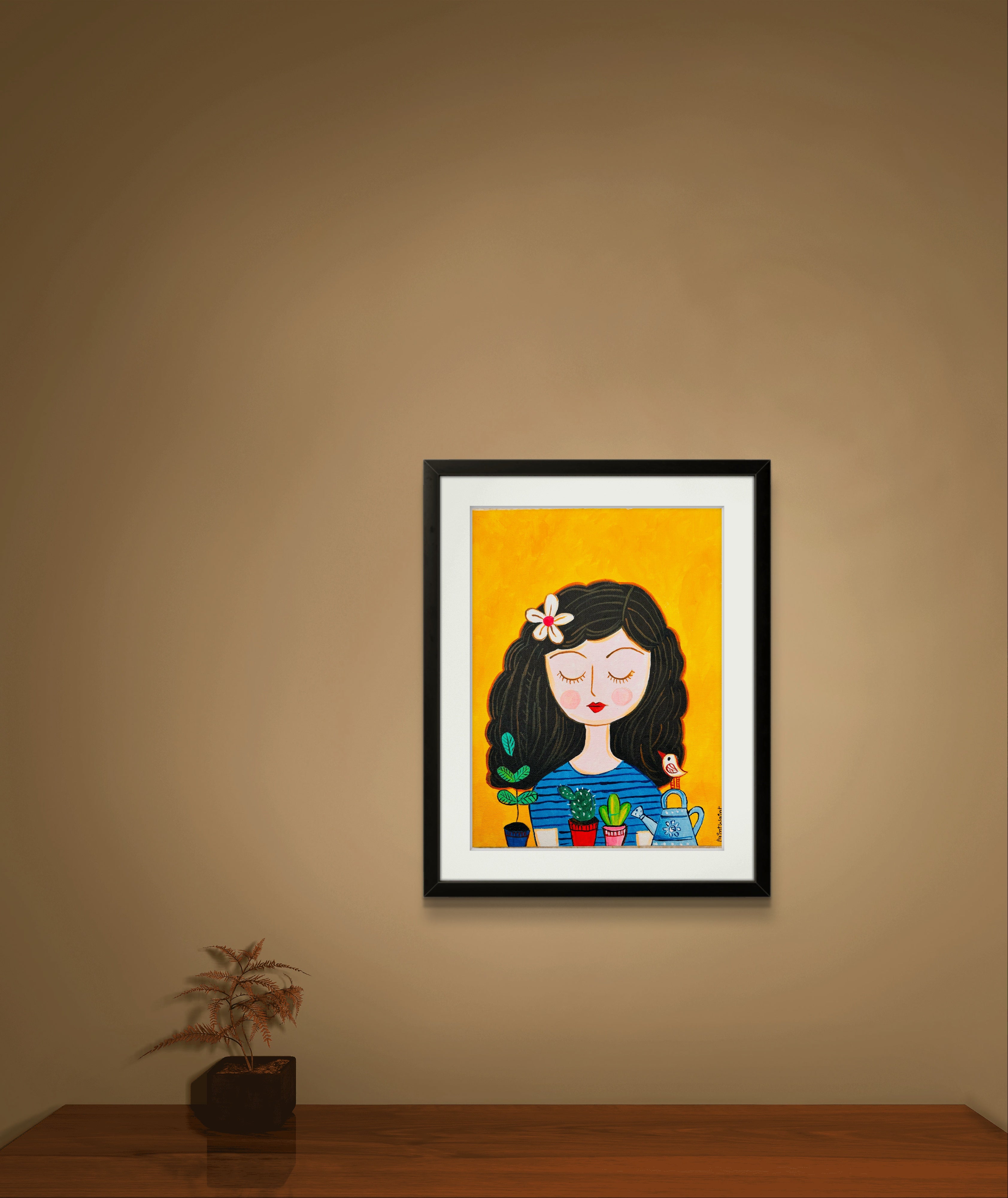 Girl & her plants- Tutorial