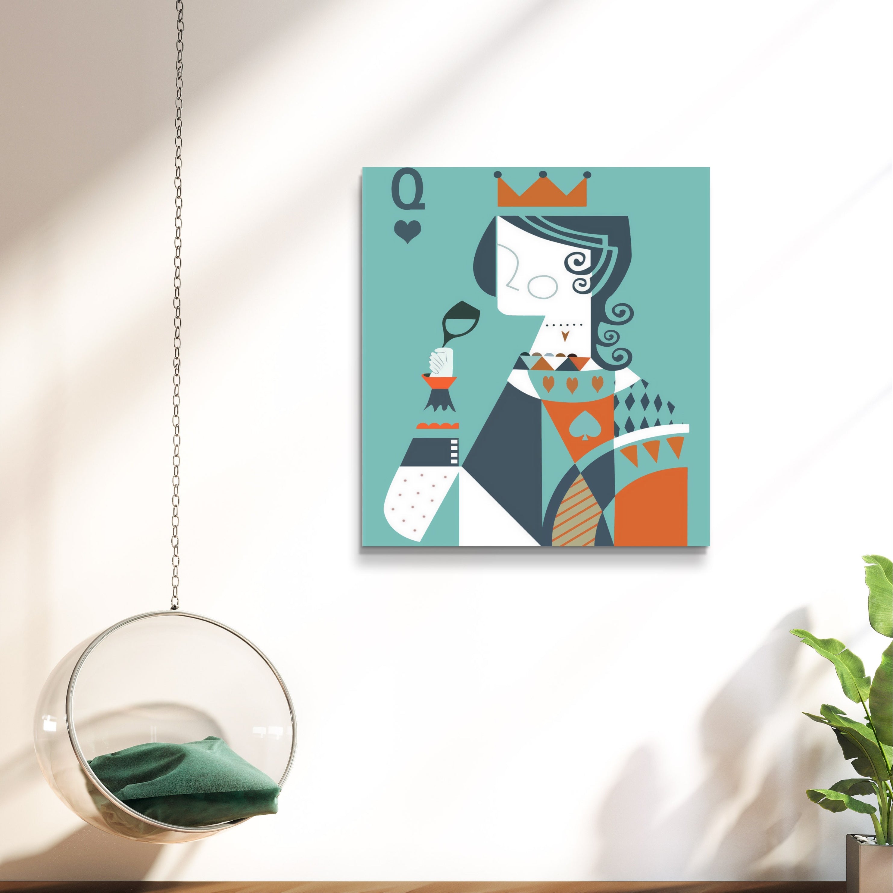 Modern Poker Queen - Raja Rani Collection