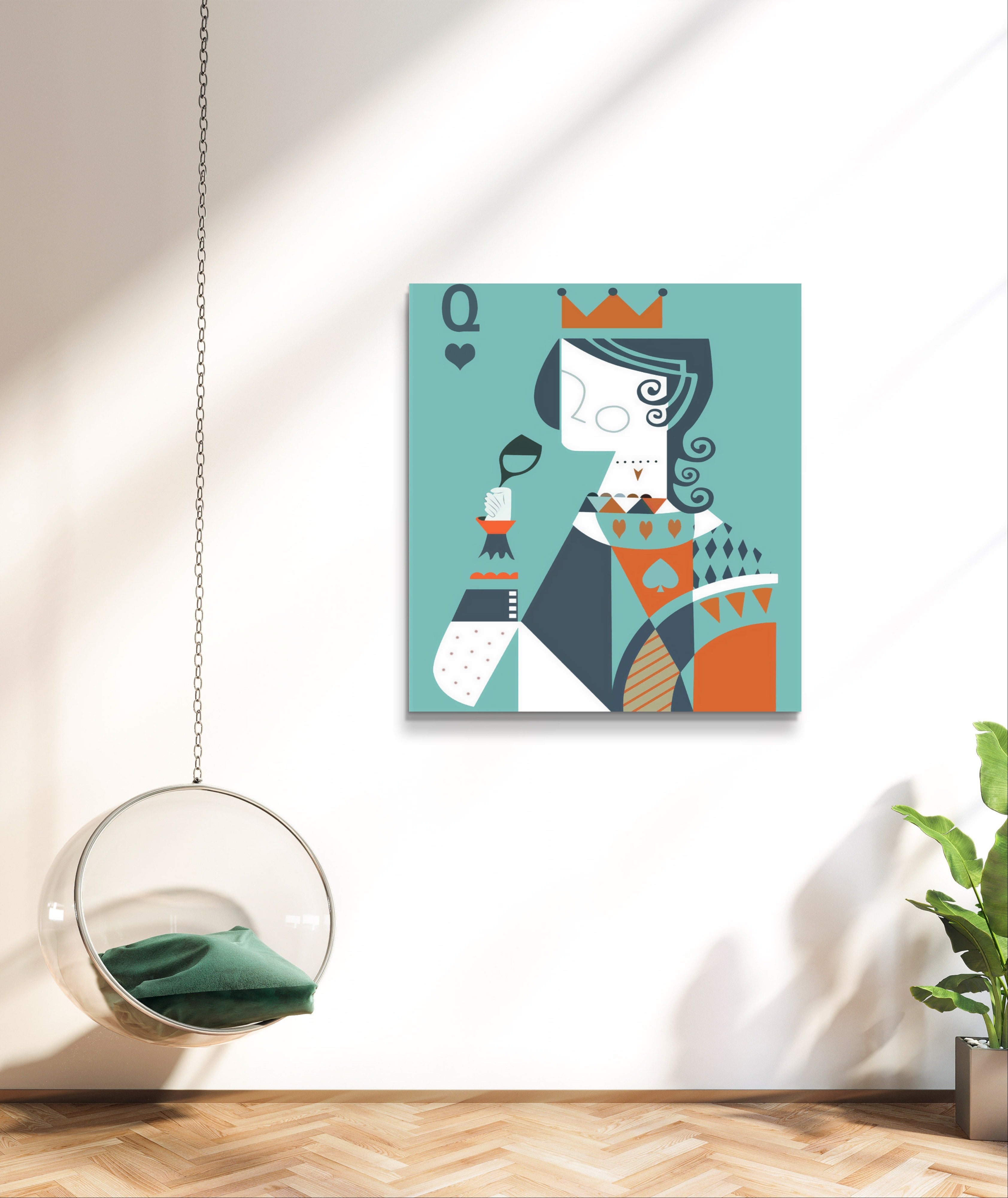 Modern Poker Queen - Raja Rani Collection