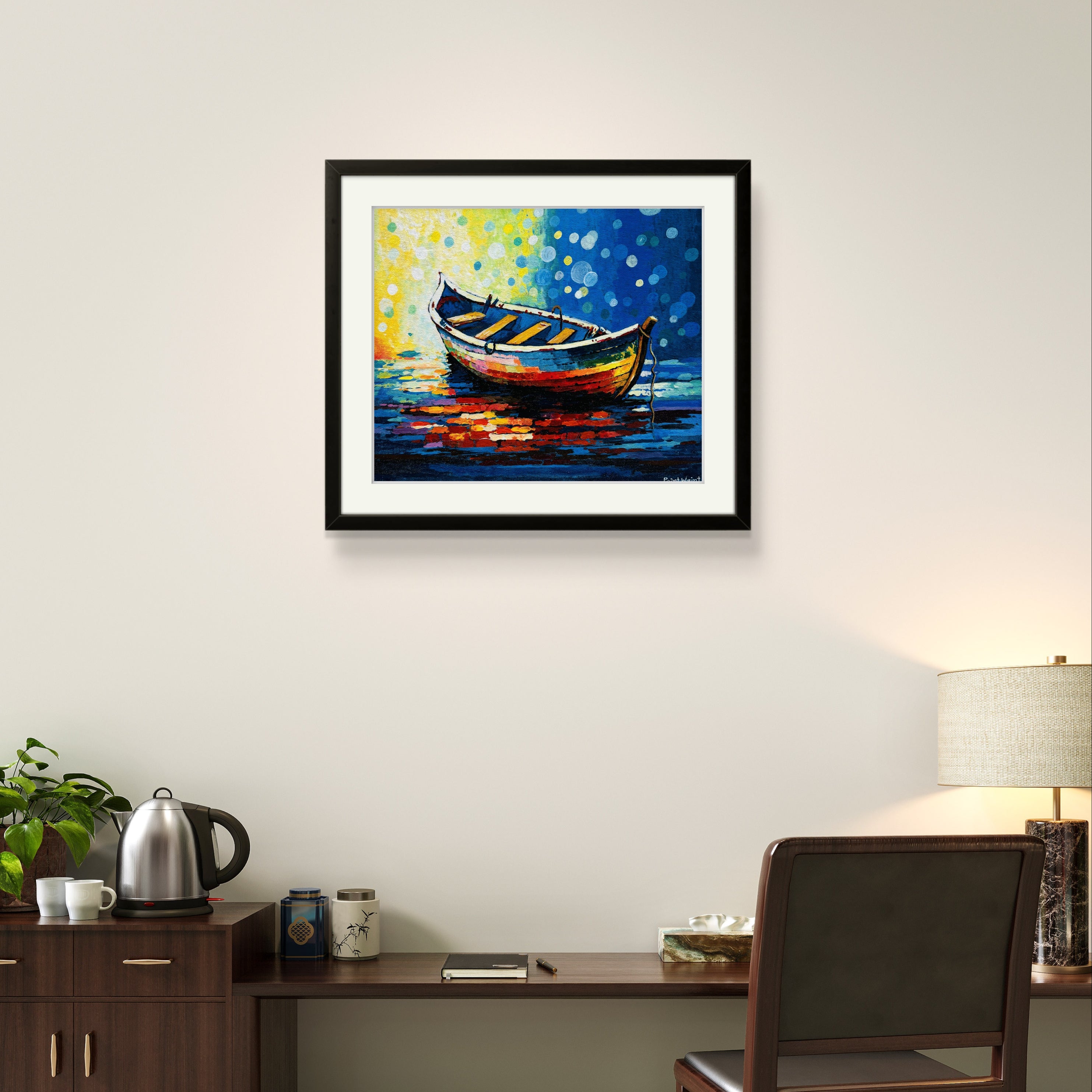 Picturesque Boat- Tutorial