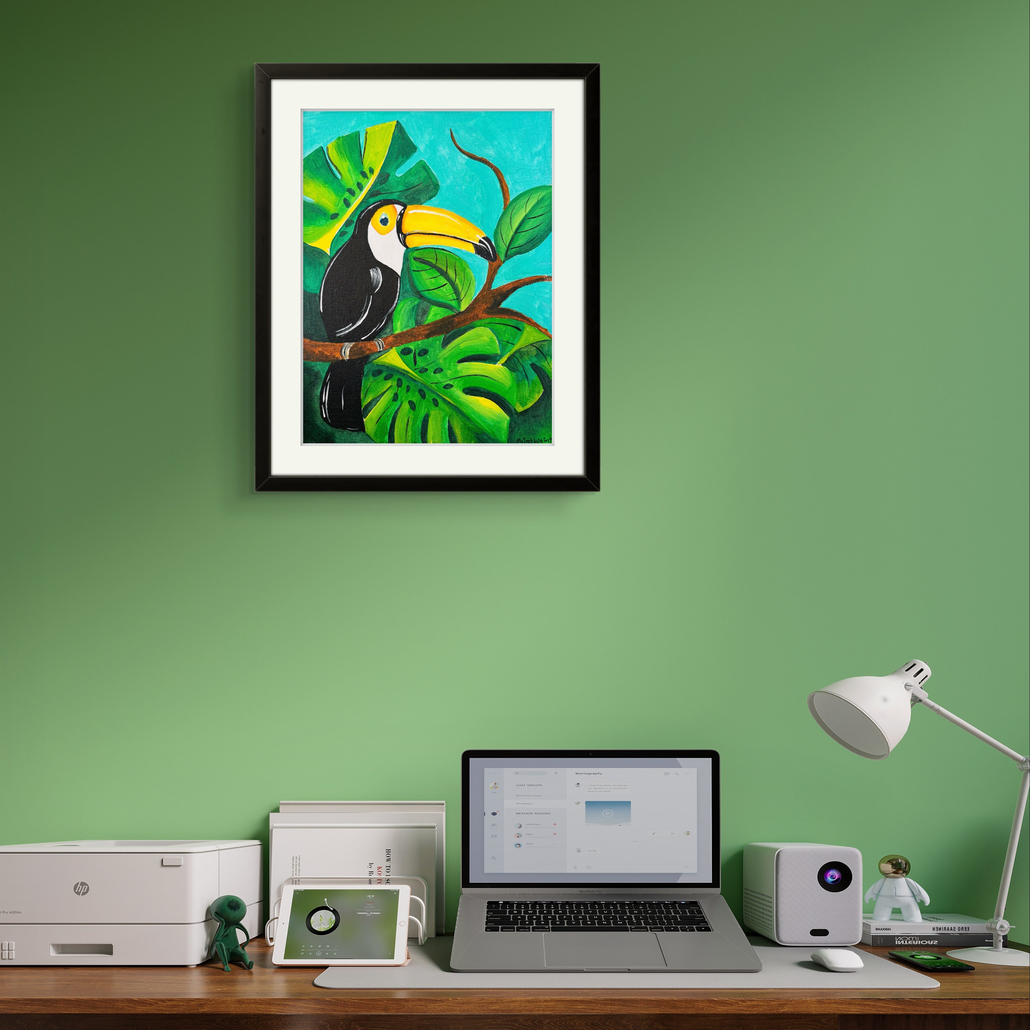 Toucan & Greens- Tutorial
