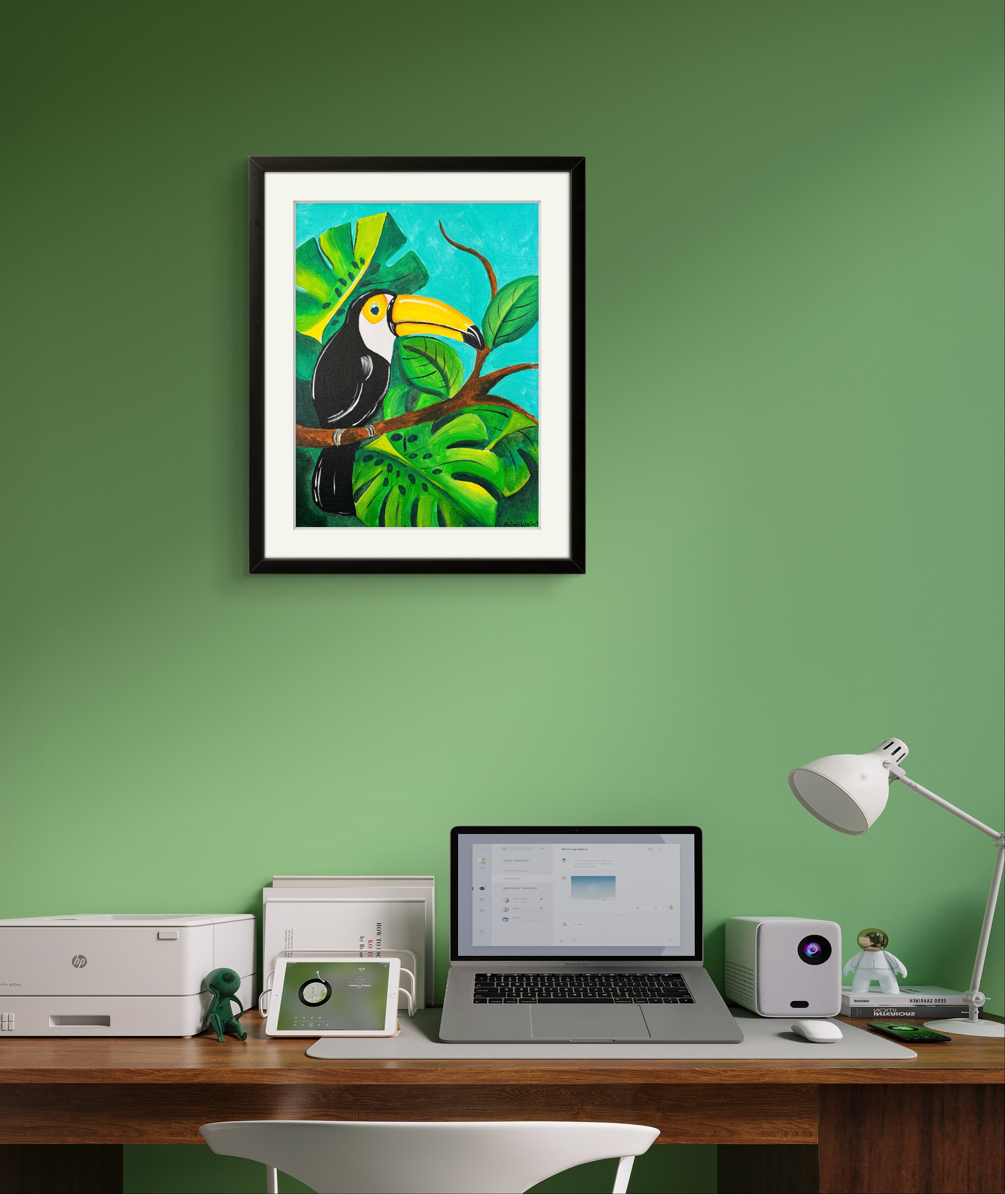 Toucan & Greens- Tutorial