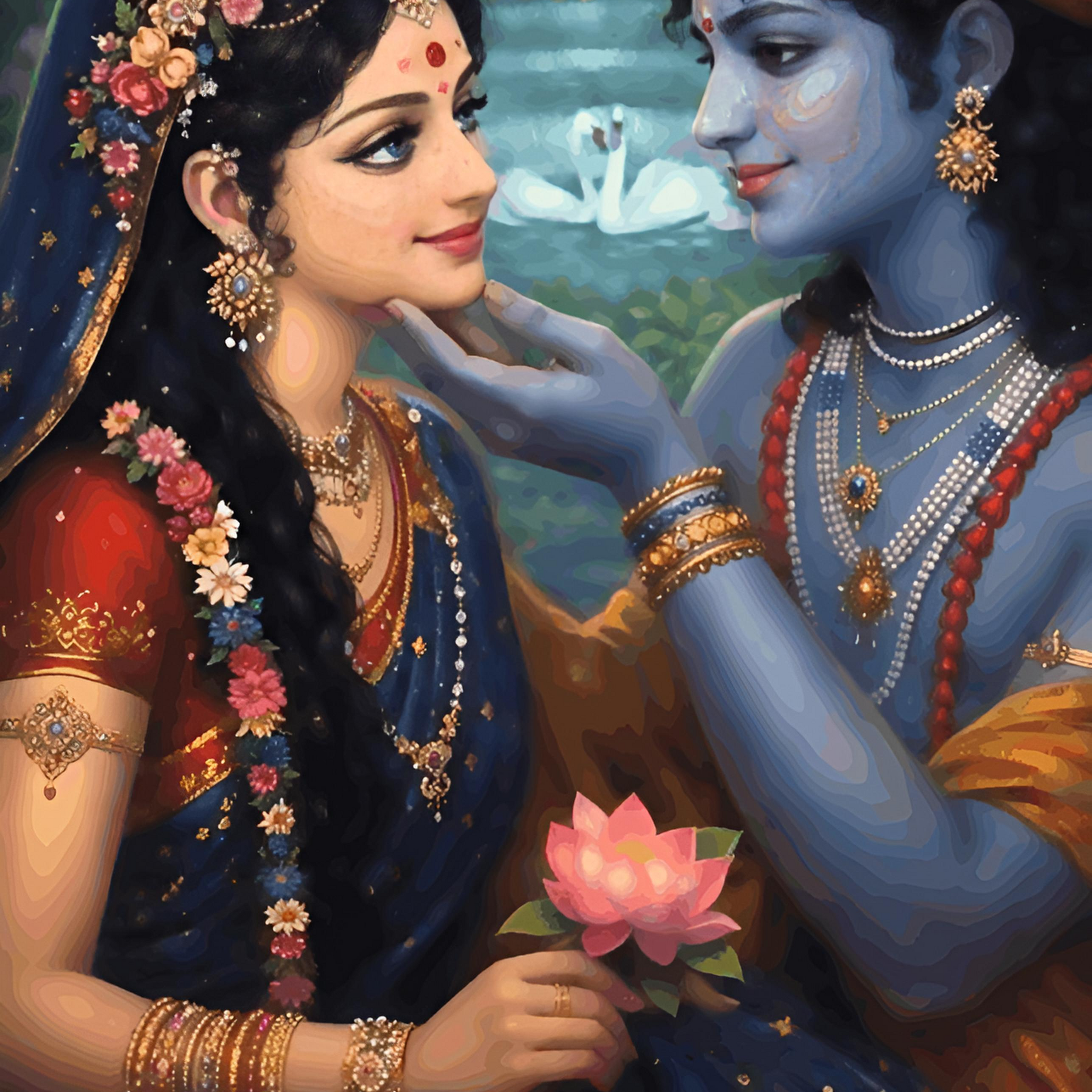Vrindavan Vibe - Radha Krishna
