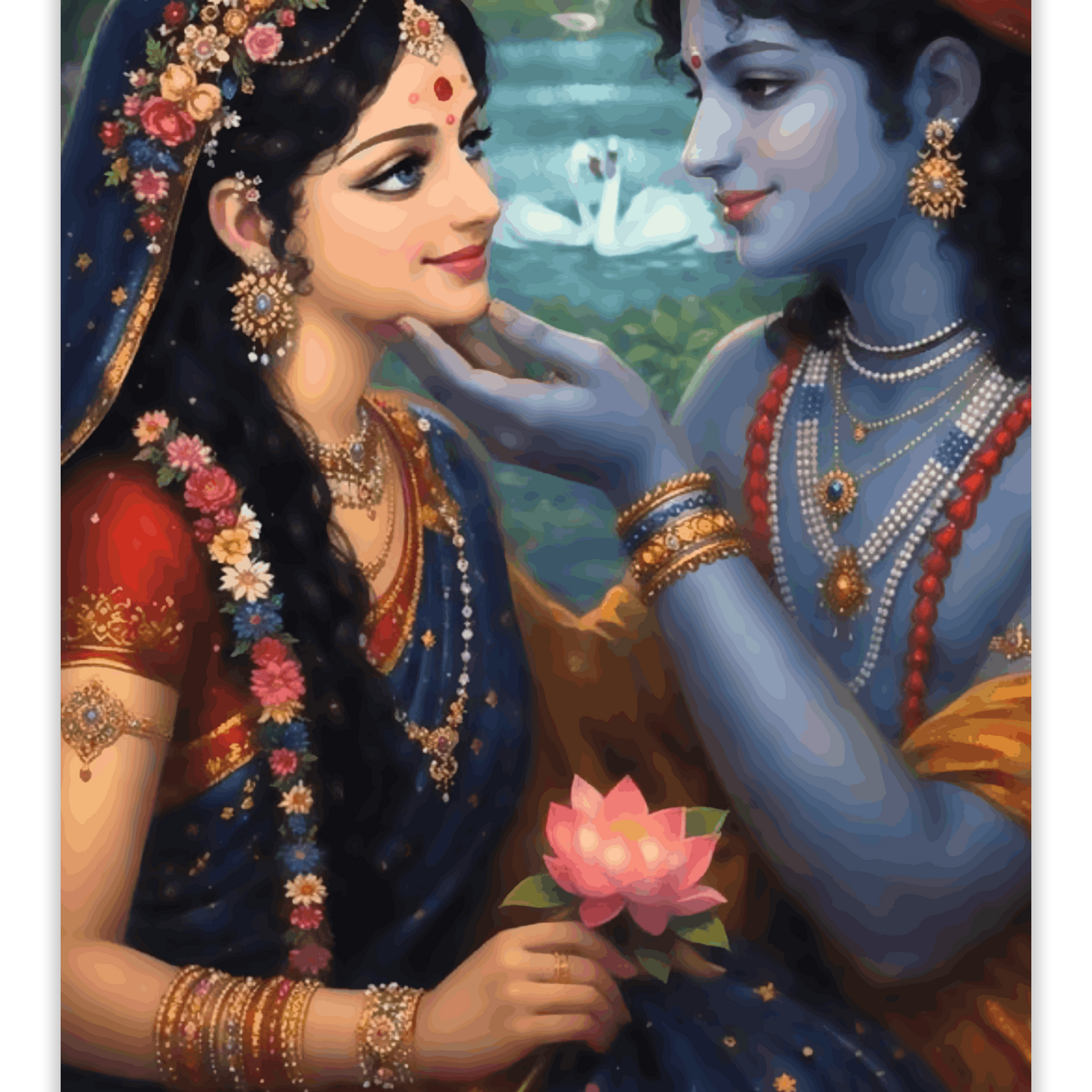 Vrindavan Vibe - Radha Krishna