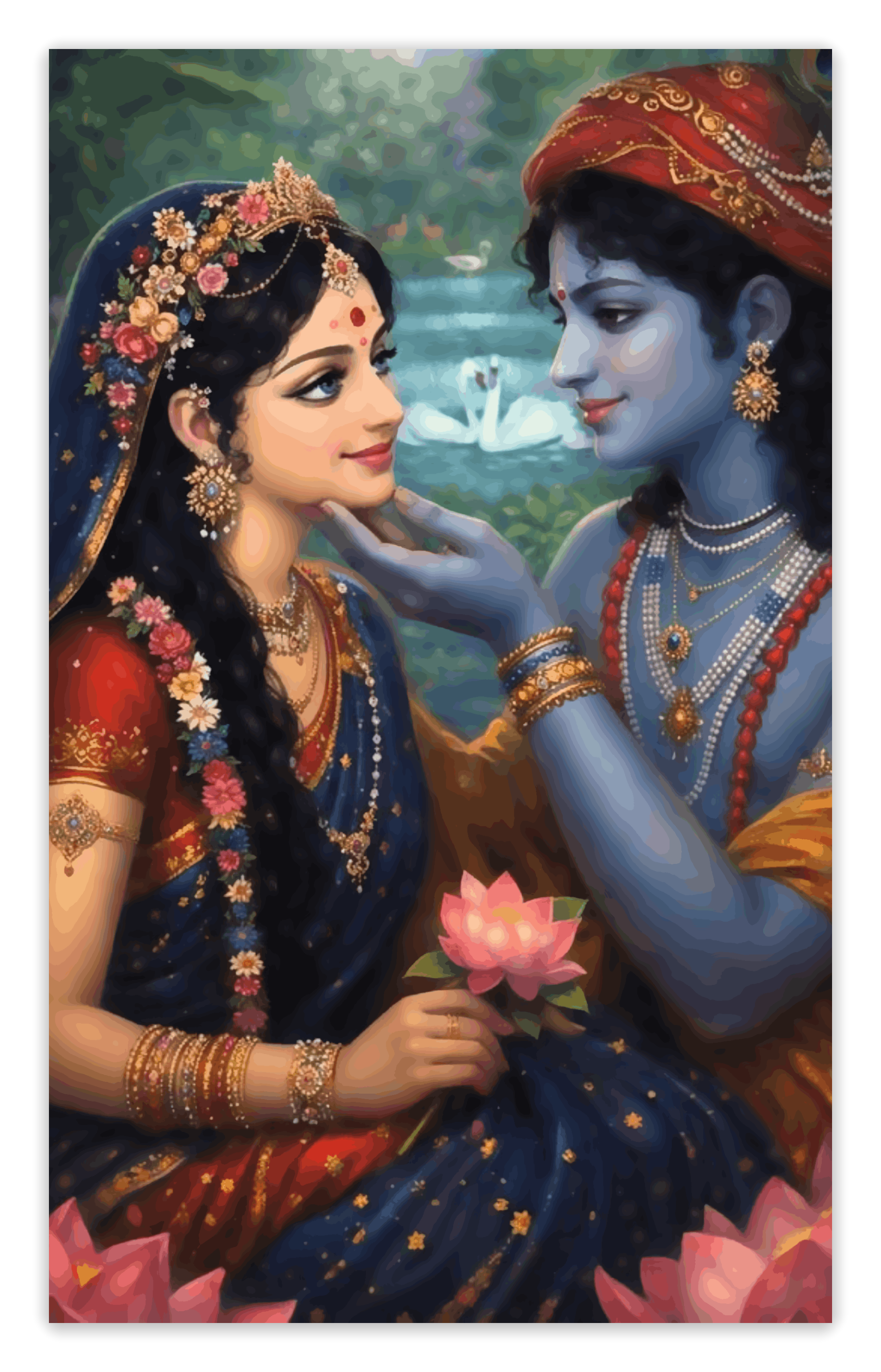 Vrindavan Vibe - Radha Krishna