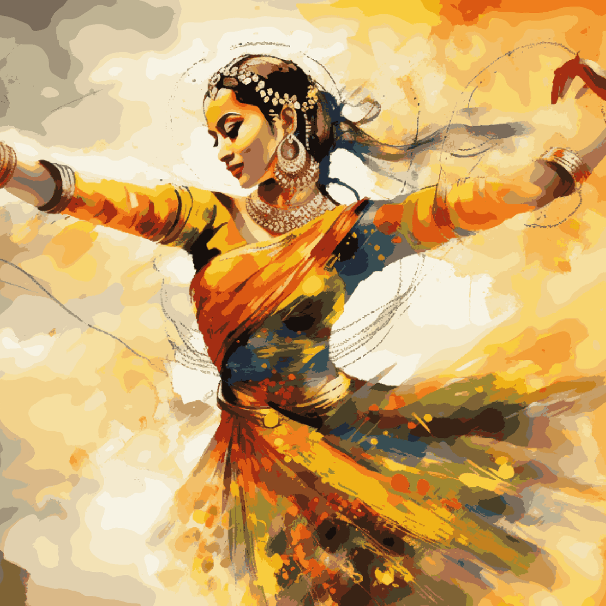 A Girl Dancing with Grace