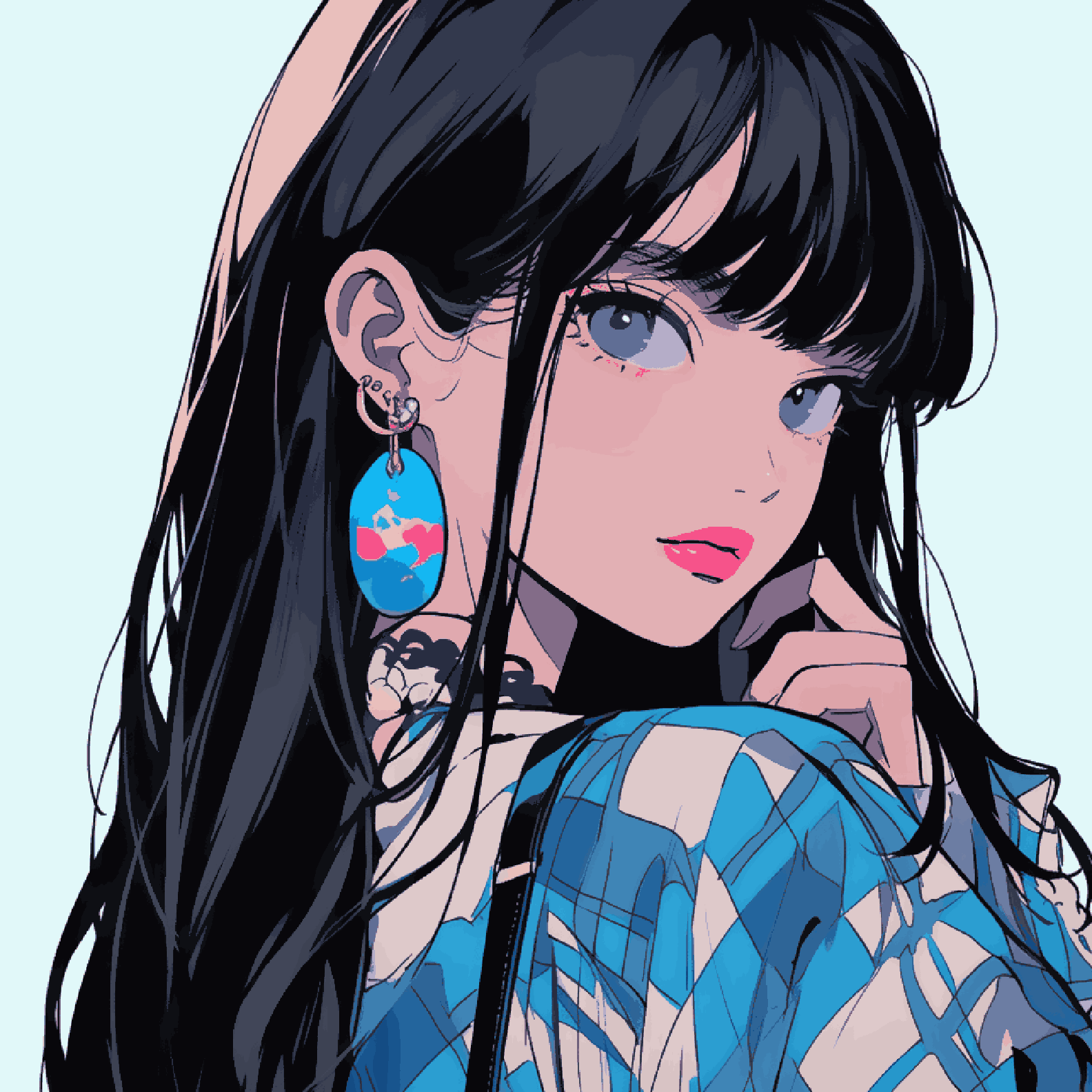 A Girl in Blue