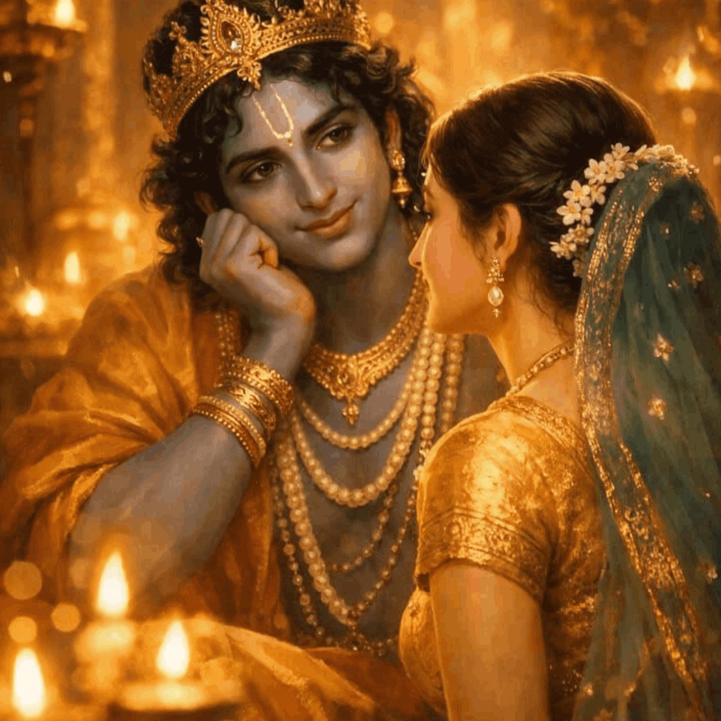 Raas in Golden Light