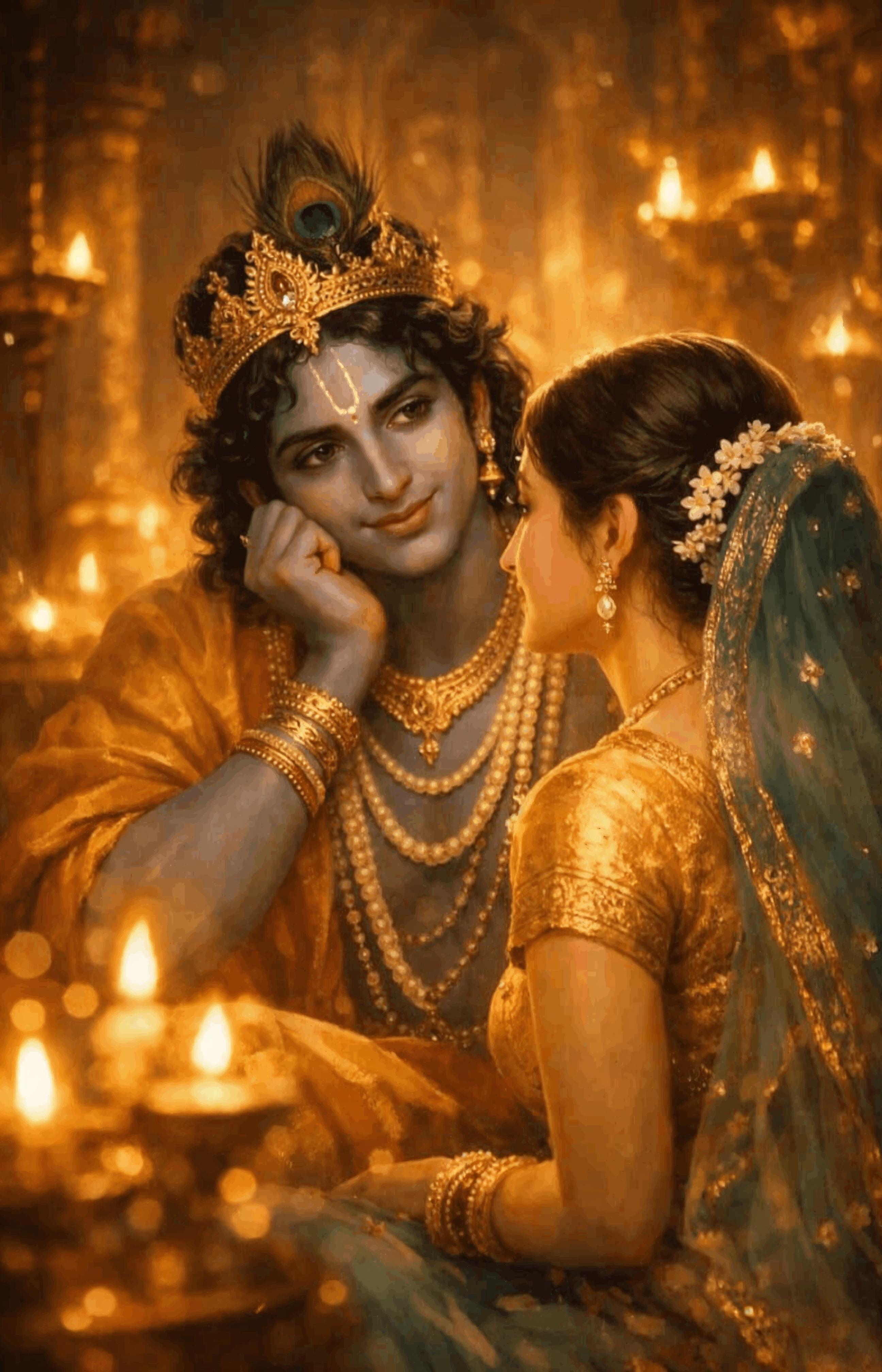 Raas in Golden Light