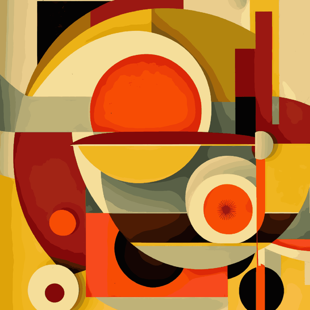 Abstract Art Wall Mural