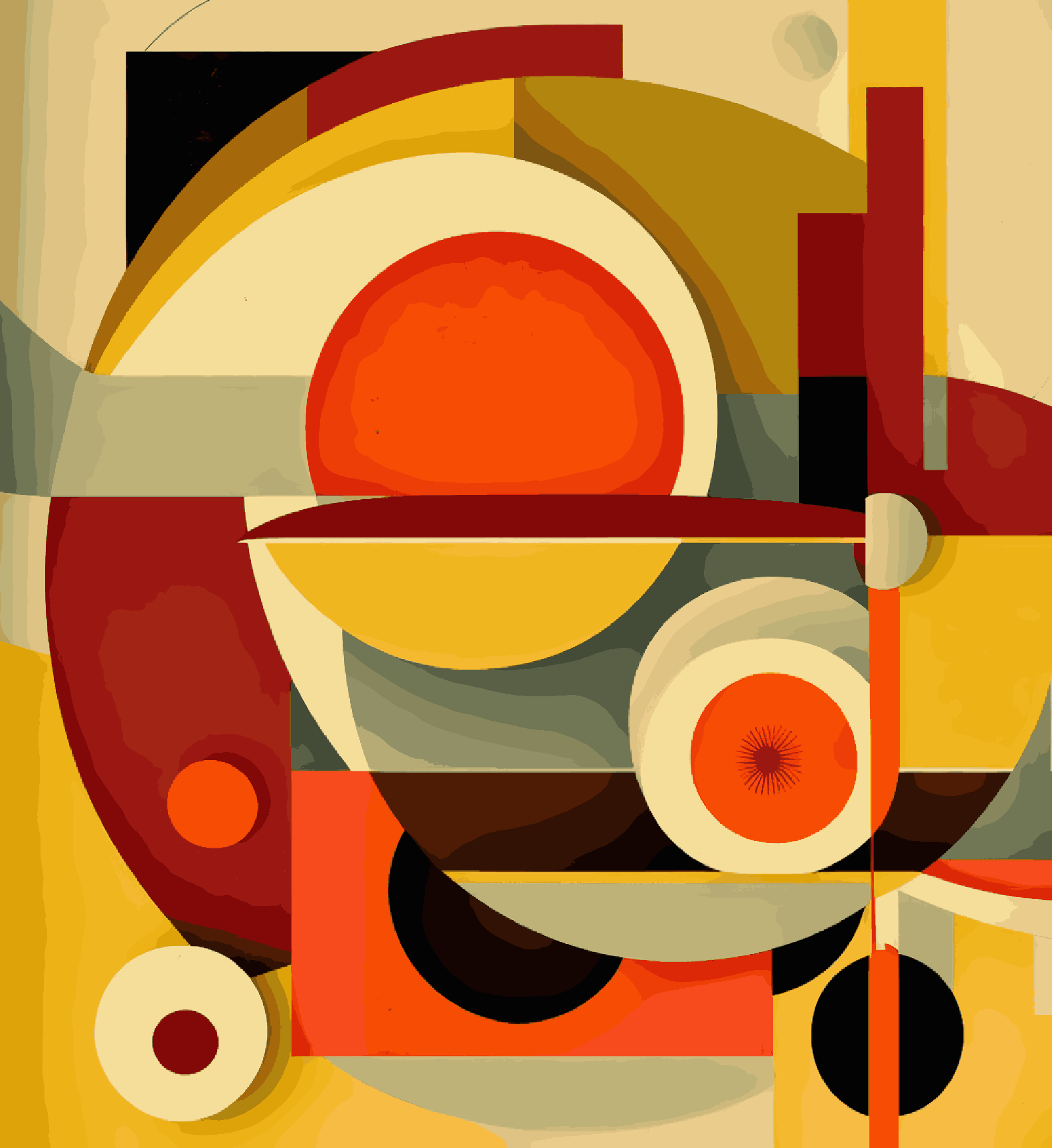 Abstract Art Wall Mural