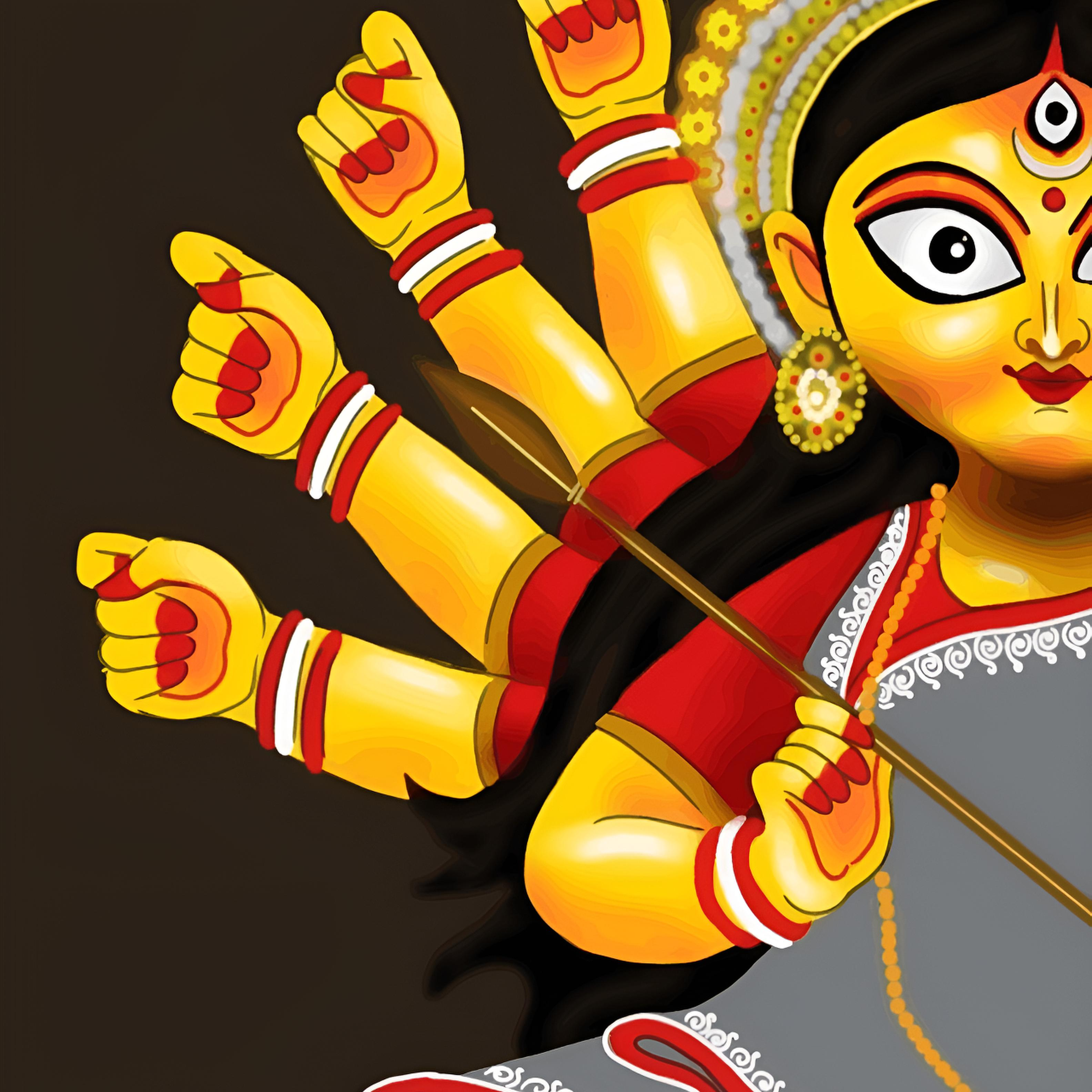 Durga Maa Portrait