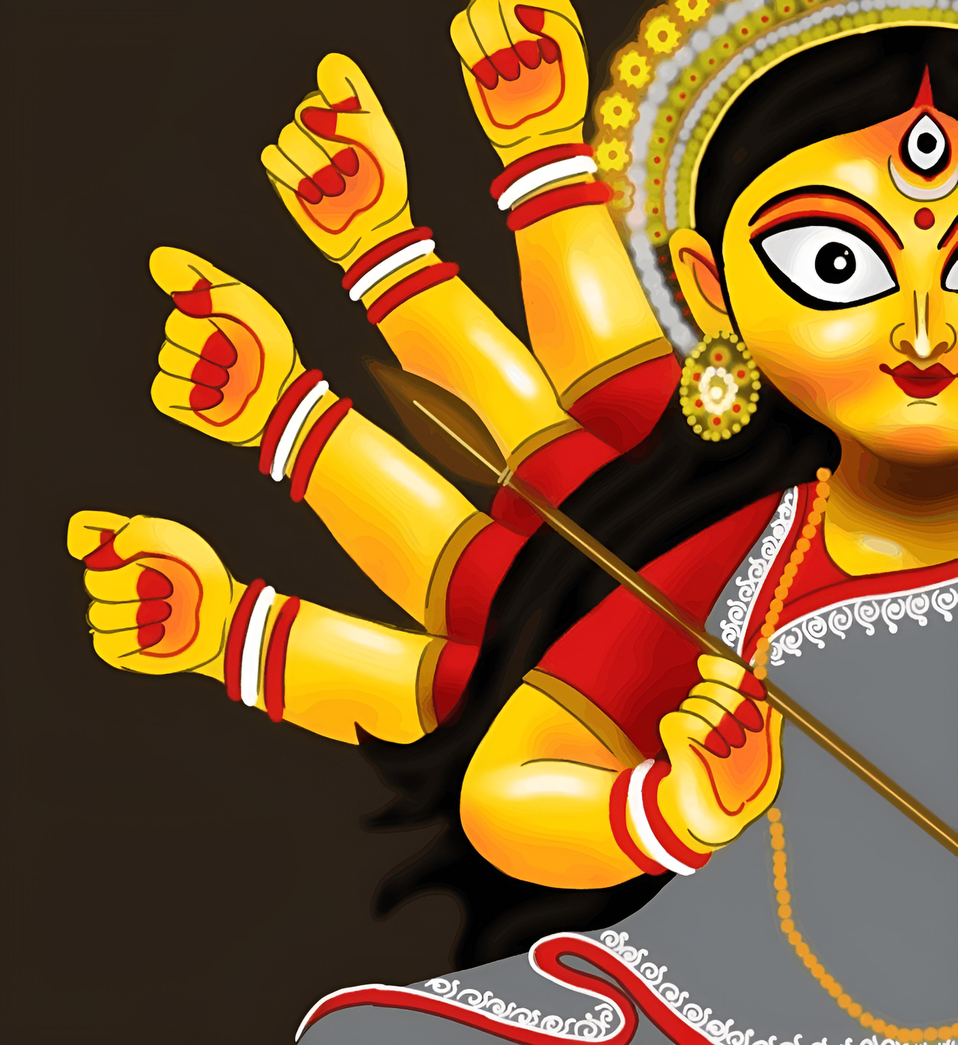Durga Maa Portrait