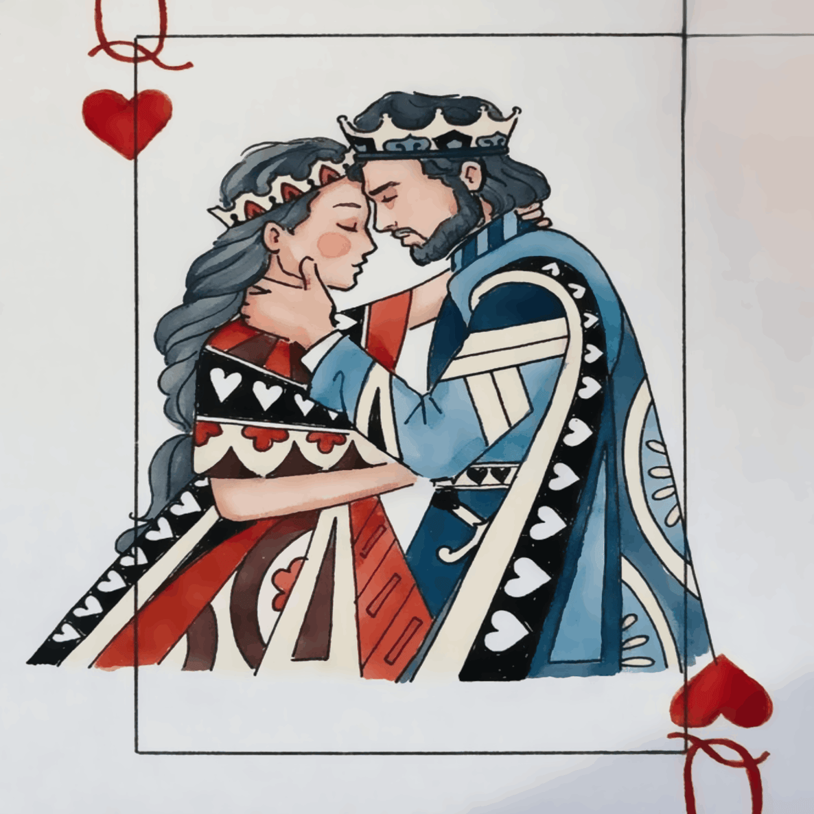 King And Queen Card - Raja Rani Collection