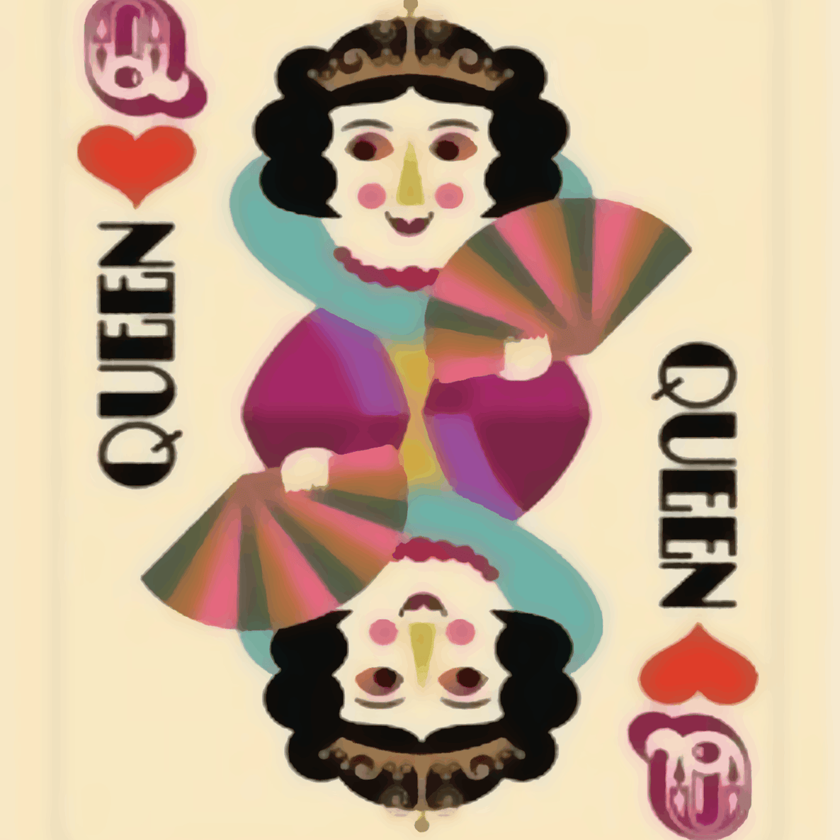 Queen Royale Card - Raja Rani Collection