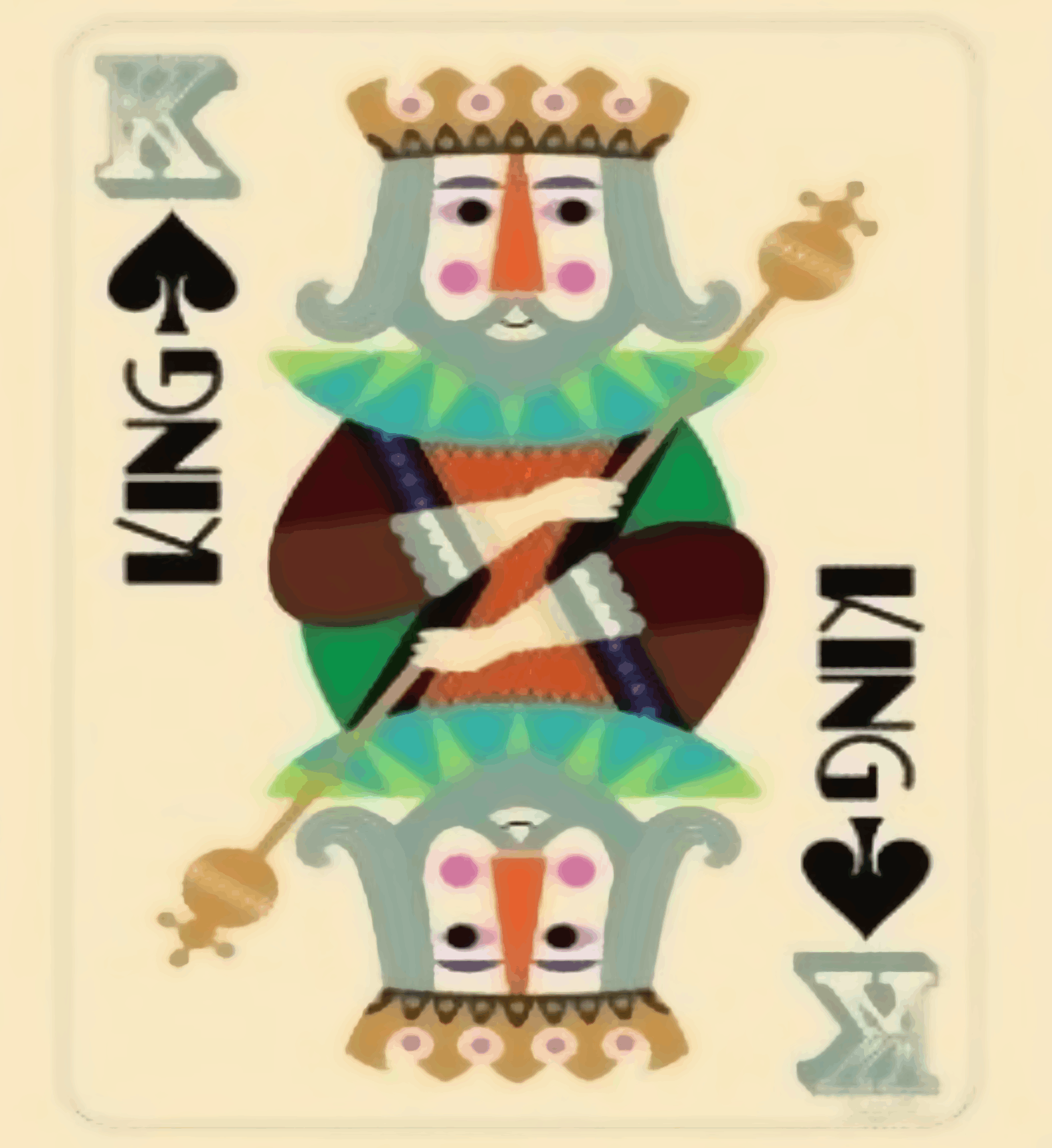 King Royale Card - Raja Rani Collection