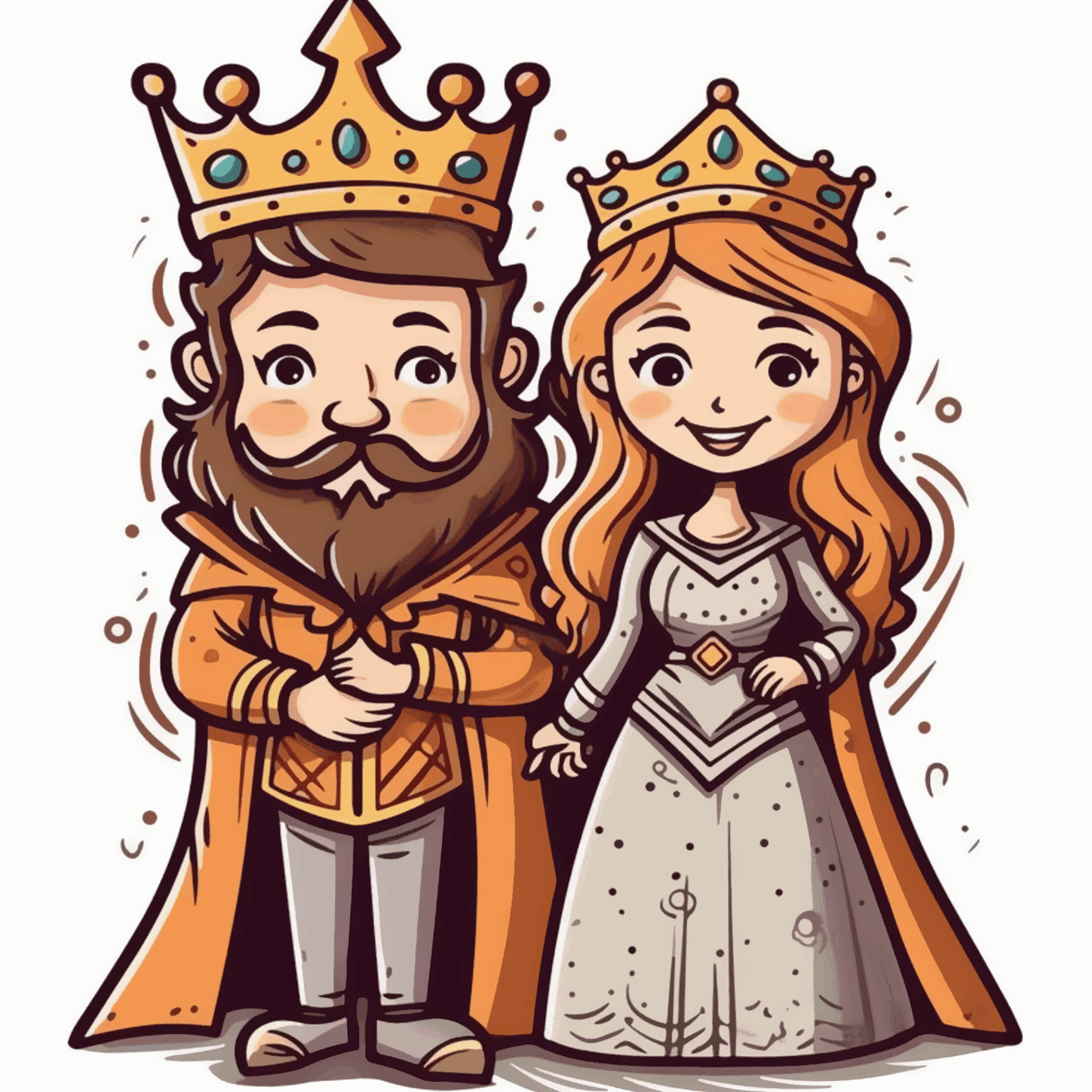 Cute King and Queen - Raja Rani Collection