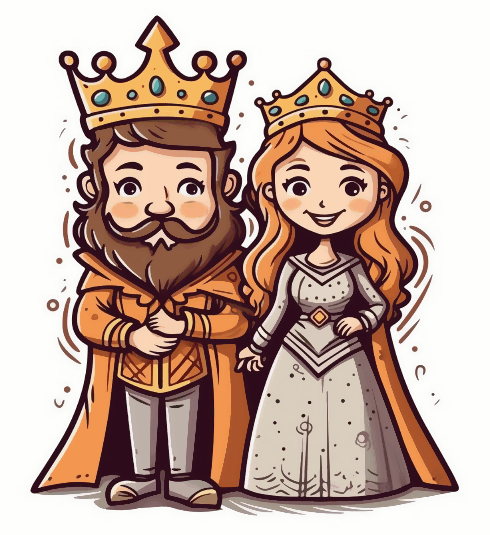 Cute King and Queen - Raja Rani Collection