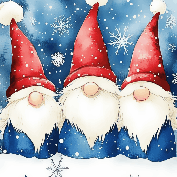 Three Cute Gnome