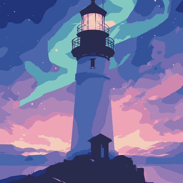 Light House Night out view